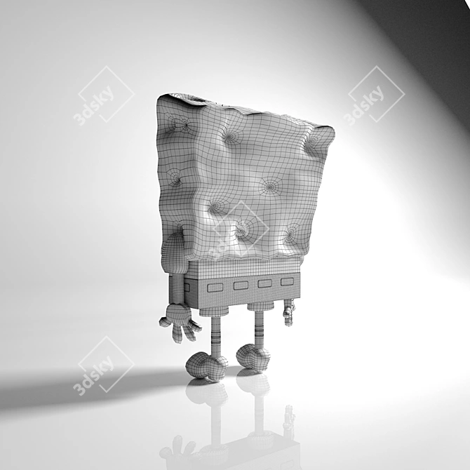 SpongeBob SquarePants 3D Model 3D model image 5