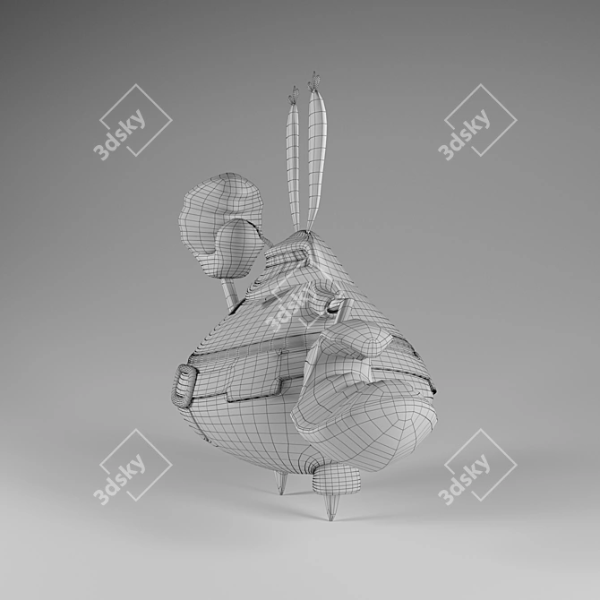Eugene Krabs 3D Model 3D model image 5