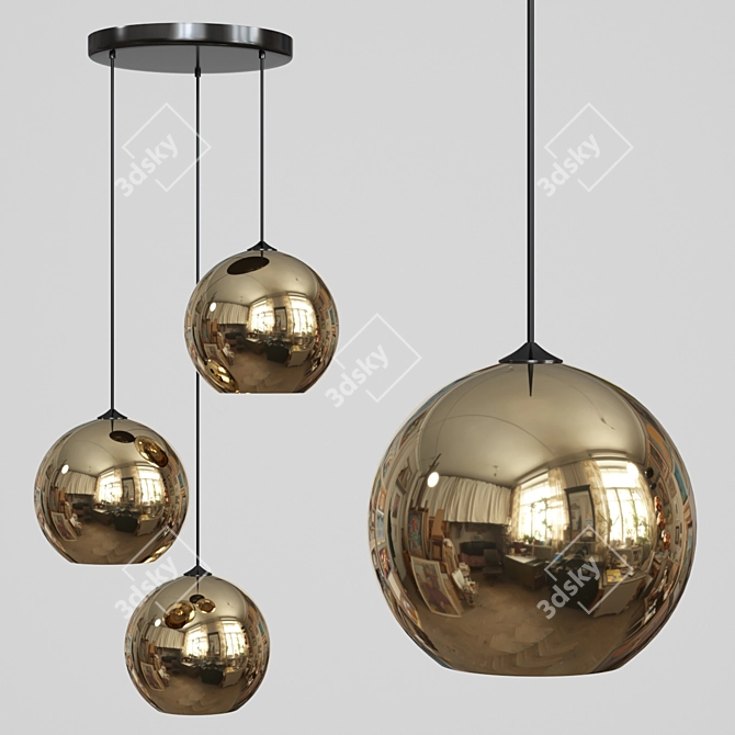 Sleek Triple-Headed MORO 3D model image 3