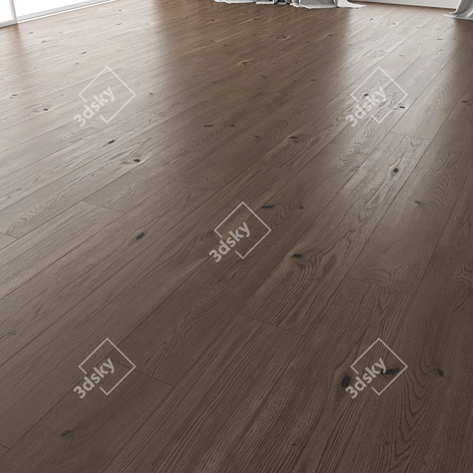 Title: Wood Floor Set: 16 Designs 3D model image 4