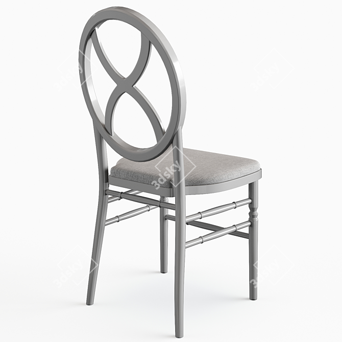 Stackable Albie Side Chair 3D model image 2