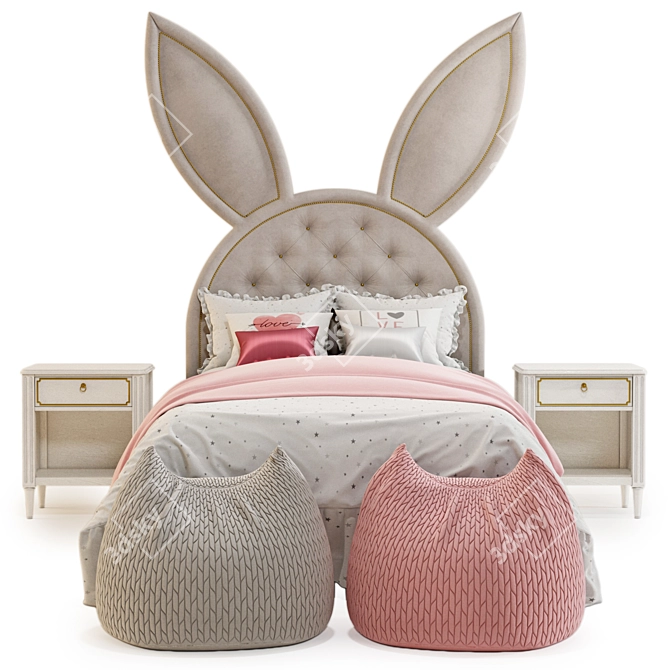 Sleek Circu Bed: High Quality Model 3D model image 10