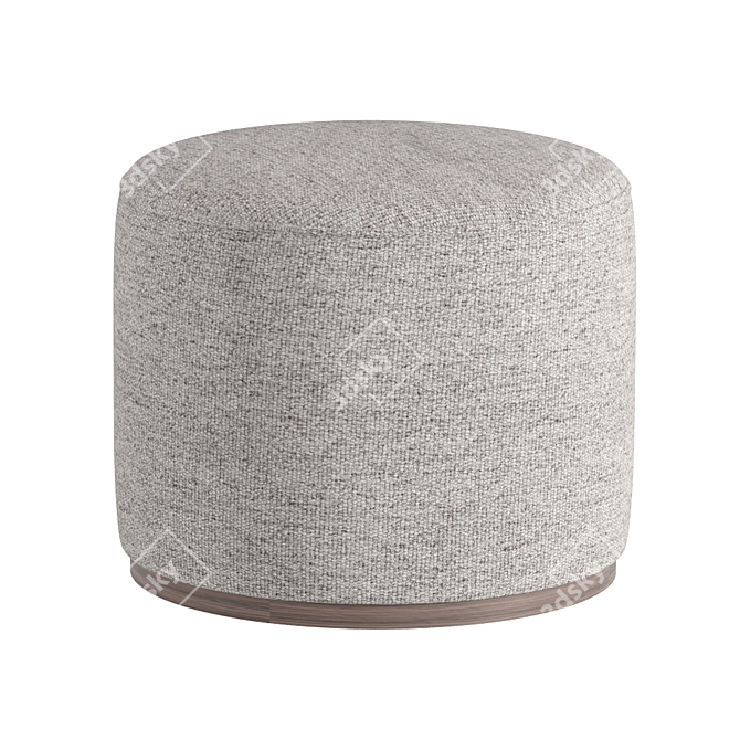 Modern Tape Pouf 3D model image 4