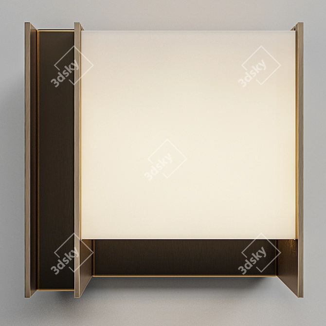 Venicem Glam Wall Lamp - Elegant Lighting Solution 3D model image 5