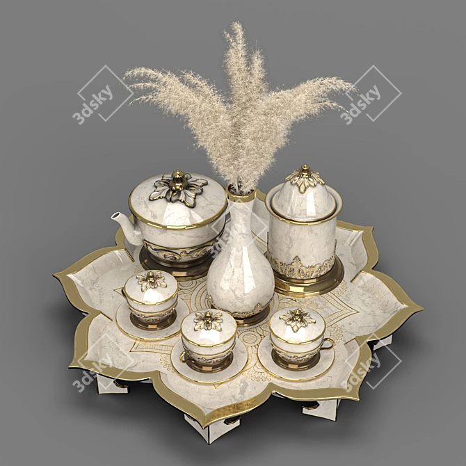 Decorative Set02: Modeling, Materials, Lighting & Rendering 3D model image 3