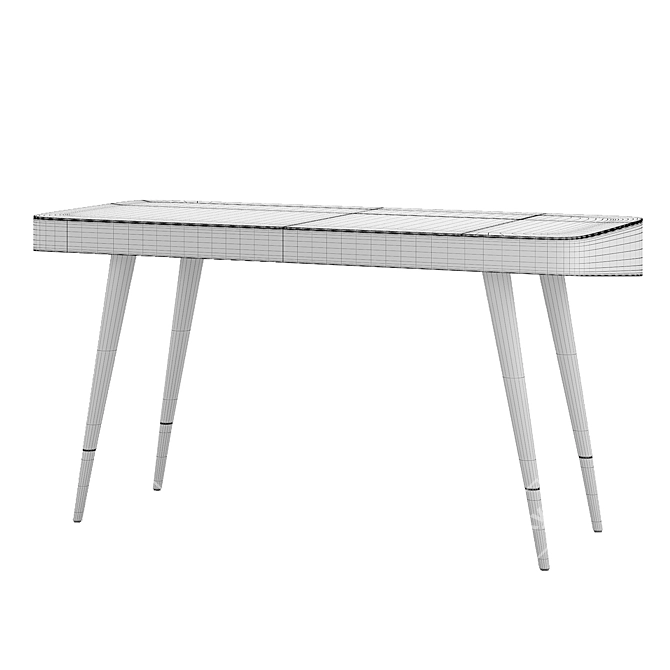 Modern Newton Desk: Stylish and Functional 3D model image 2