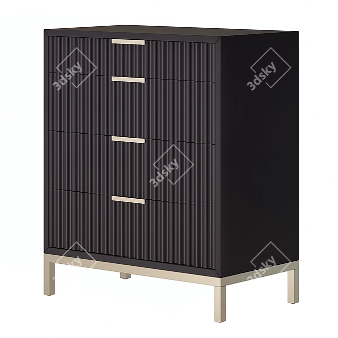 Elegant Ferndale Chest of Drawers 3D model image 1