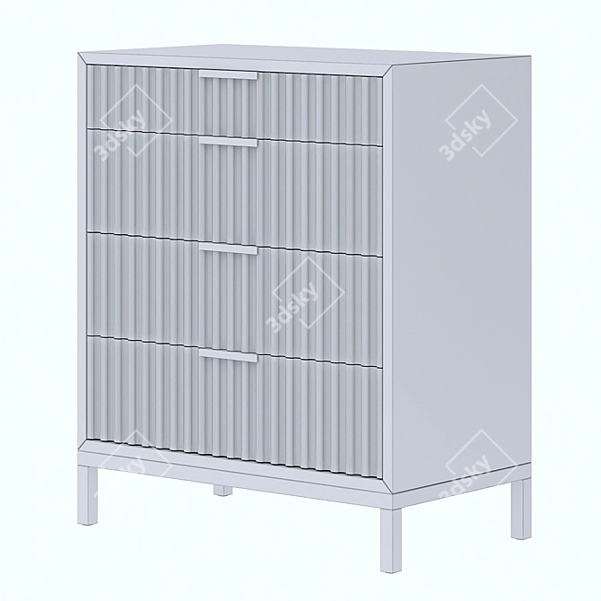 Elegant Ferndale Chest of Drawers 3D model image 4