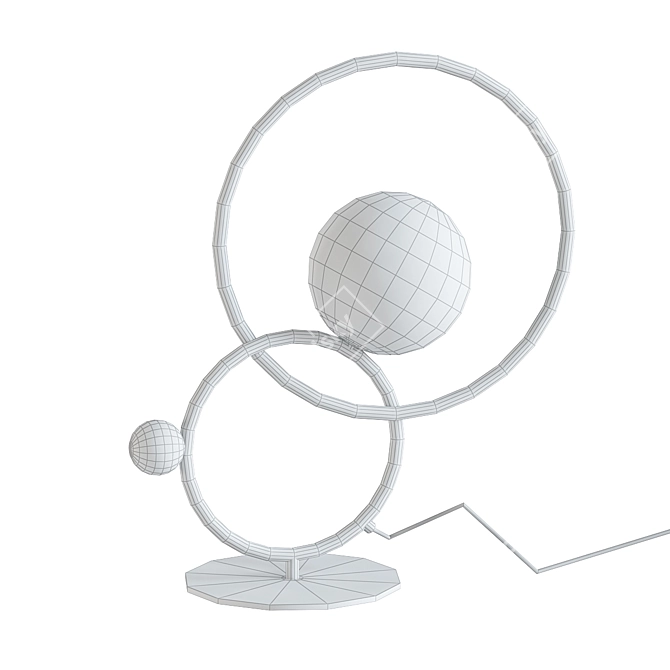 Modern Minimalist Zoe Table 3D model image 2