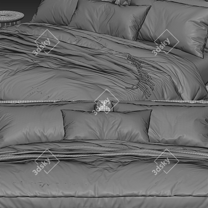Elegant Greenwich Bed by Molteni&C 3D model image 3