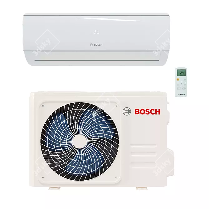 BOSCH Climate 5000: Efficient Cooling Solution 3D model image 1