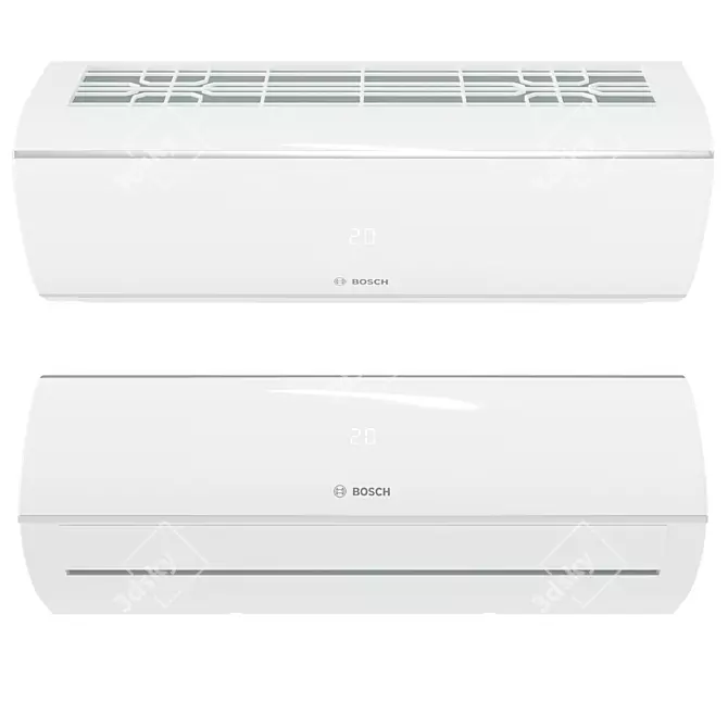 BOSCH Climate 5000: Efficient Cooling Solution 3D model image 2