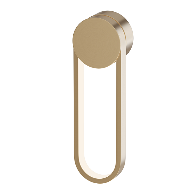 Sleek LED Wall Lamp 3D model image 3
