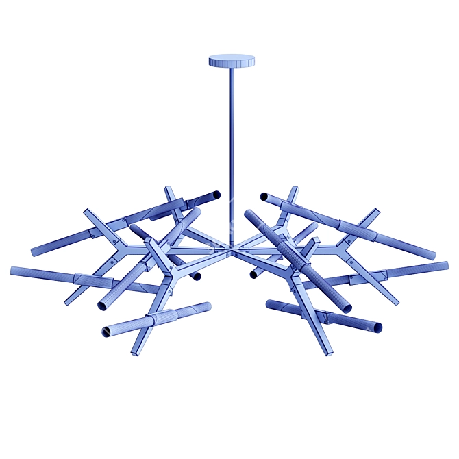 Astral Agnes 24-bulb Chandelier 3D model image 5