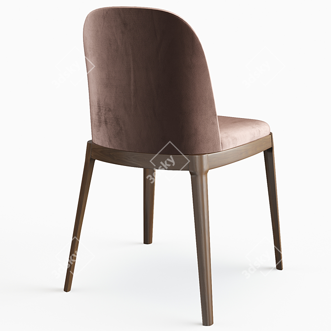 Modern Mercury Row Furness Dining Chair 3D model image 2