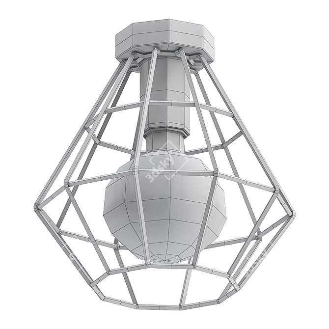 Elegant Vitaluce Chandelier 3D model image 2