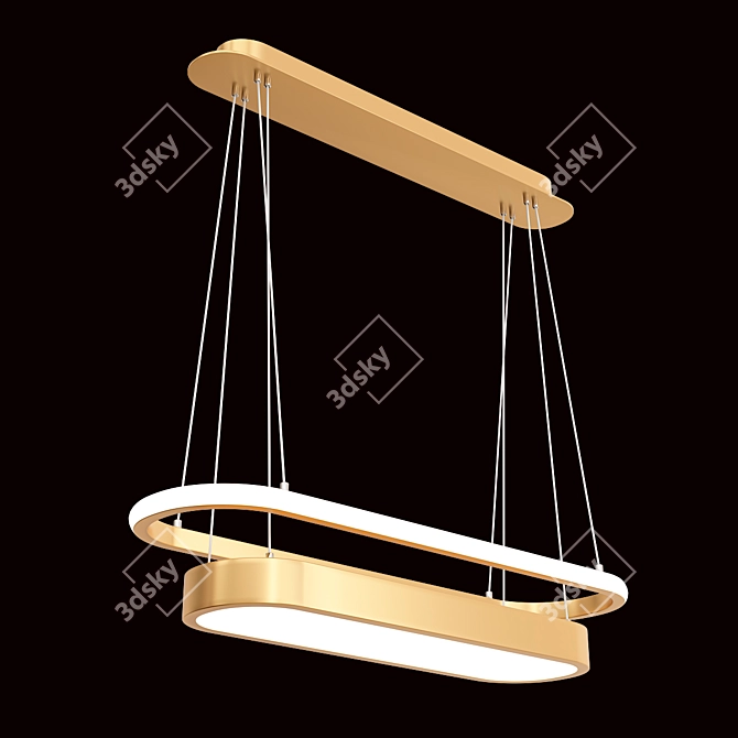 Modern LED Pendant Light for Kitchen 3D model image 1