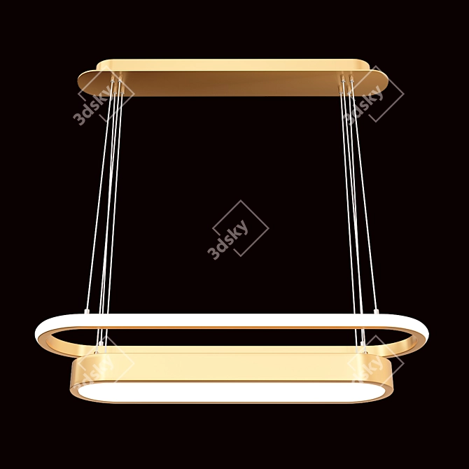 Modern LED Pendant Light for Kitchen 3D model image 2