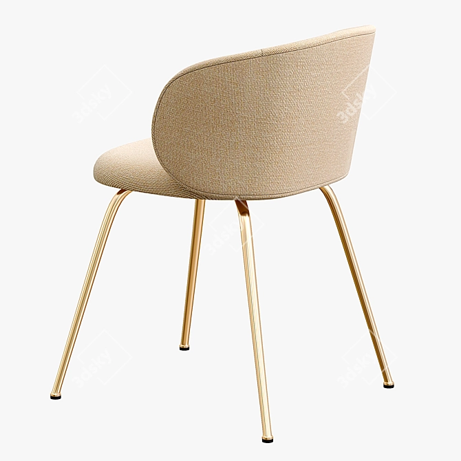 Modern Minna Chair: Sleek Design & Unmatched Comfort 3D model image 4