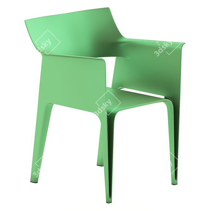 Elegant Pedrera Chair: Perfectly Sized 3D model image 3