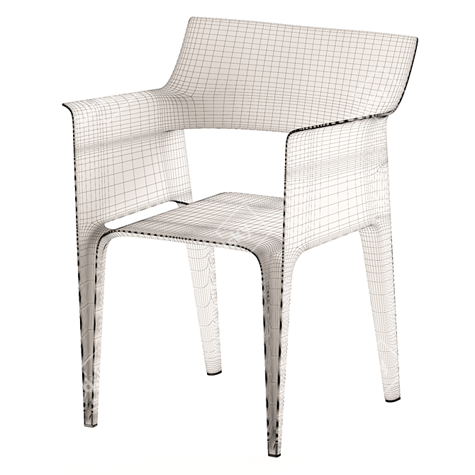 Elegant Pedrera Chair: Perfectly Sized 3D model image 6