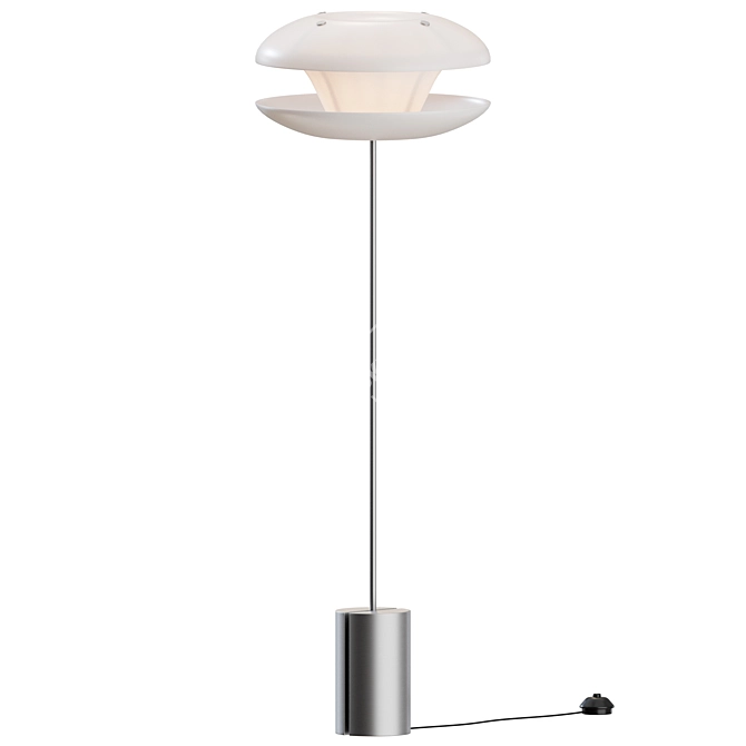 Sleek Yoyo Floor Lamp - Modern Lighting Solution 3D model image 1