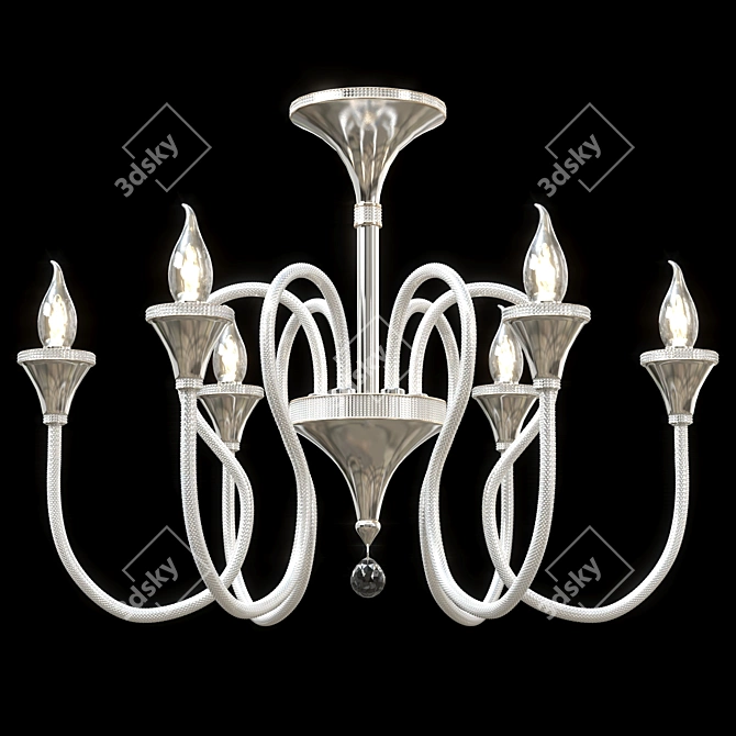 Serpente Crystal Bead Lamp 3D model image 1