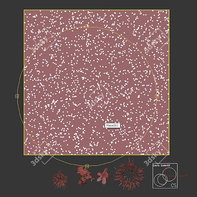 Versatile Grass Collection: 4 Types 3D model image 4