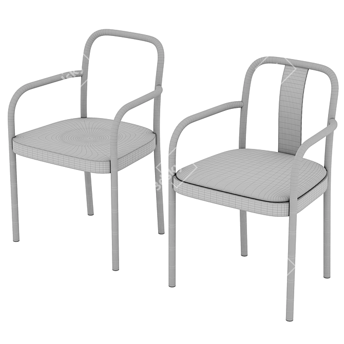 Sugiloo Chair: Sleek Design for Modern Spaces 3D model image 3