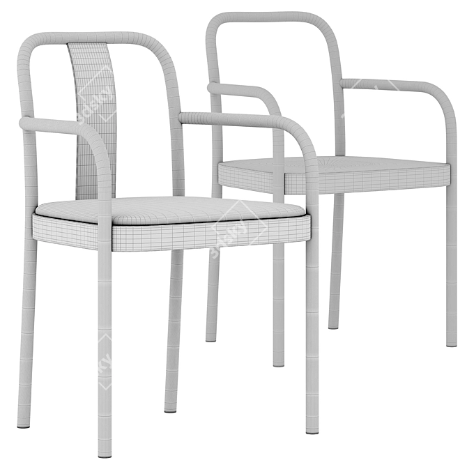 Sugiloo Chair: Sleek Design for Modern Spaces 3D model image 6