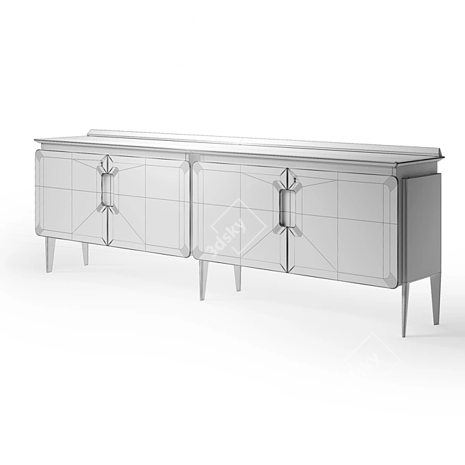 Iconic Ico Parisi Buffet 3D model image 2