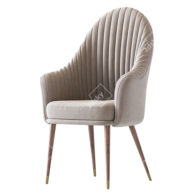 ErgoDream Chair: Deephouse Delight 3D model image 2
