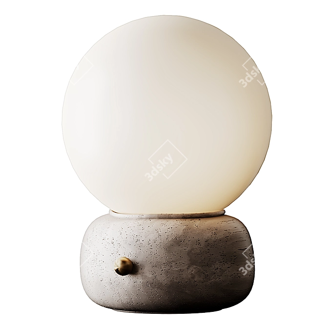 Sleek NAGA Table Lamp: Illuminate with Bandido 3D model image 1