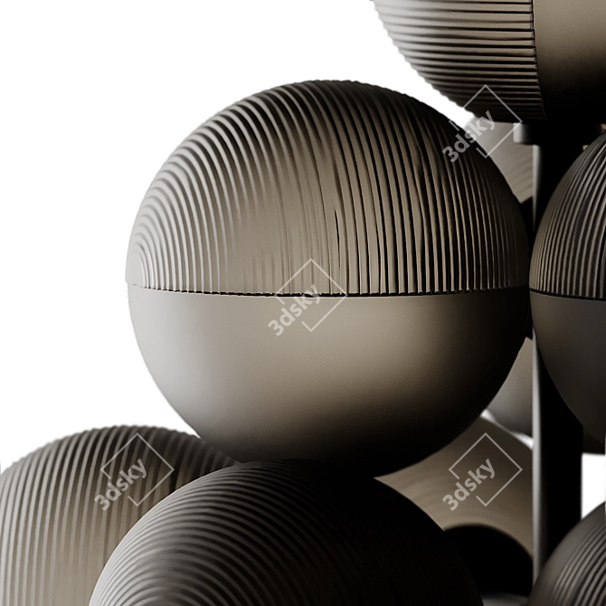 Stellar Grape Floor & Pendant Lighting 3D model image 3