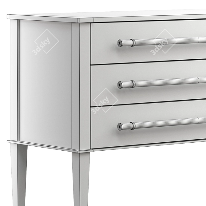 Elegant Rowan Console: Sophisticated Design & Practicality 3D model image 4