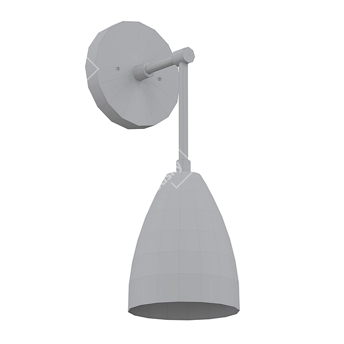 Minimalist Twig Sconce 3D model image 2