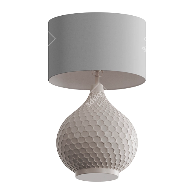 Stylish Illuminate Comb Lamp 3D model image 2