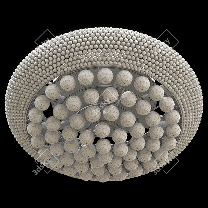 Serpente Crystal Bead Lamp 3D model image 2