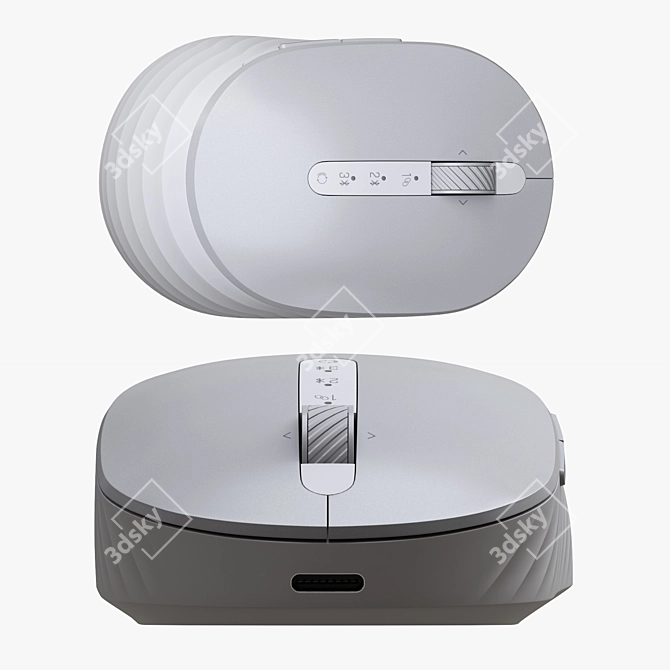 Dell Premier Wireless Mouse - Rechargeable 3D model image 3