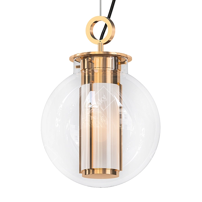 Stylish Bai Pendant Light 3D model image 1