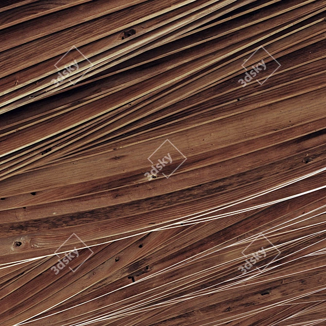 Parametric Wood Ceiling Design 3D model image 4