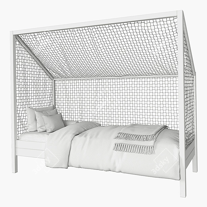 GoalScorer Football Bed 3D model image 2