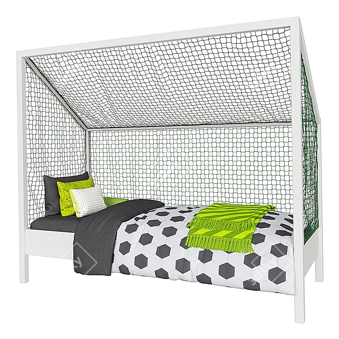 GoalScorer Football Bed 3D model image 3