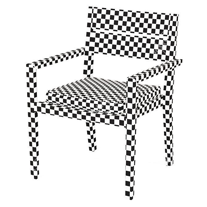 Outdoor Dining Chair Regatta 3D model image 4