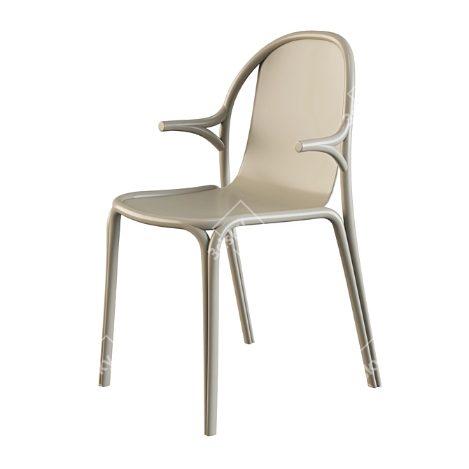 BROOKLYN Outdoor Chair: Stylish and Comfortable 3D model image 3