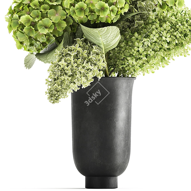 Spring Green Bouquet 3D model image 2