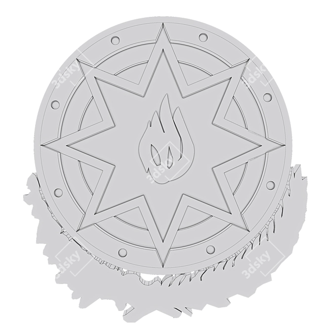 Gerb: Timeless Emblem of Elegance 3D model image 2