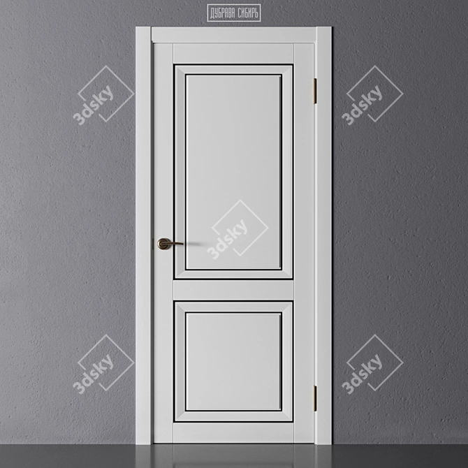 Siberian Beta 3D Door Collection 3D model image 1