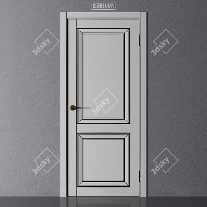 Siberian Beta 3D Door Collection 3D model image 2