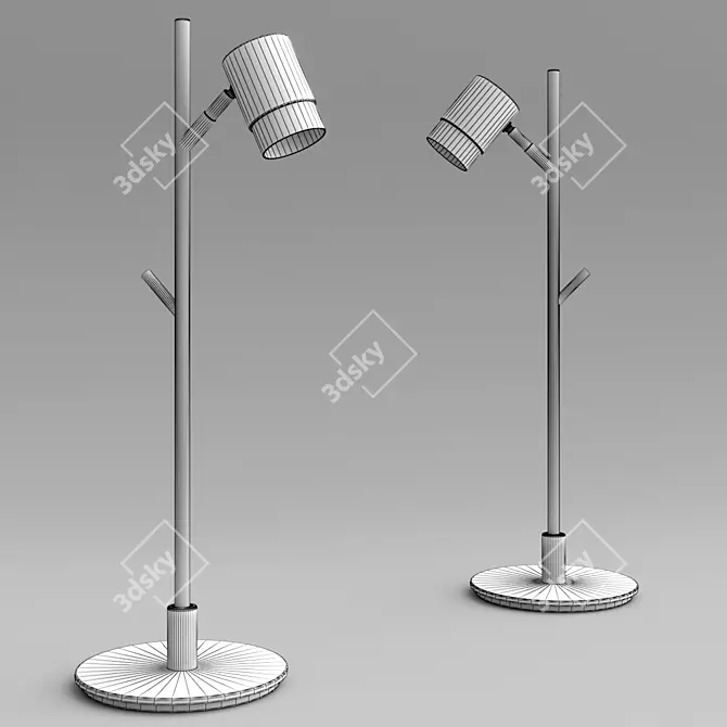 Spice Lampatron: Elegant 56cm High Spice 3D model image 2